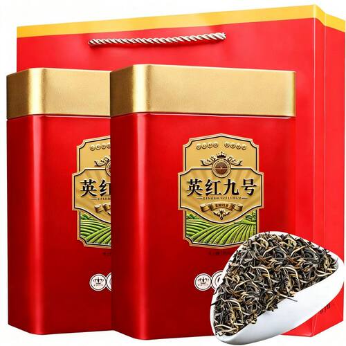 正品英红九号新茶英德红茶一级浓香型茶叶特产功夫茶两罐装共500g