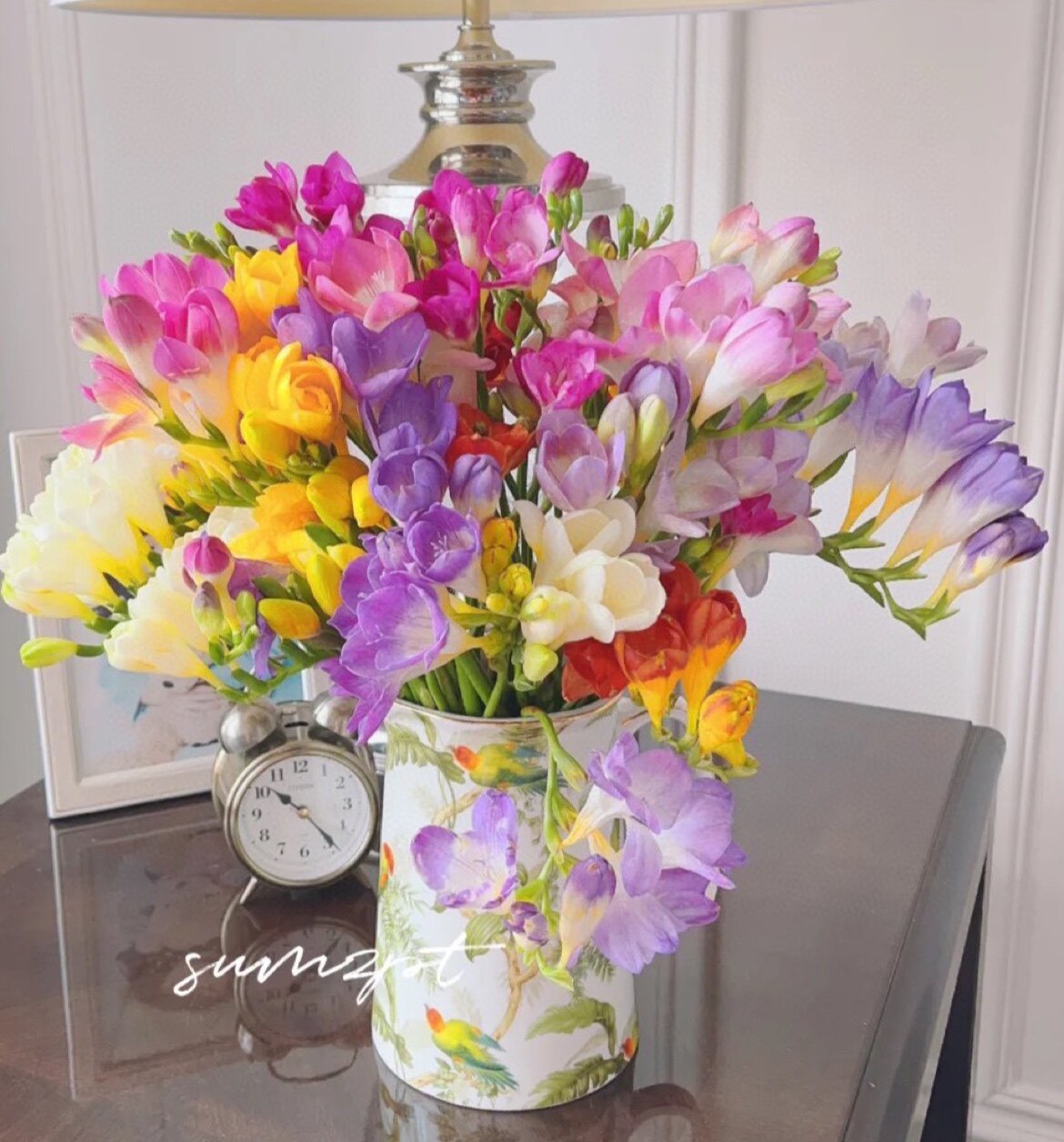 新鲜小苍兰鲜花重瓣香雪兰单瓣花束多色可选家庭插花水养斗南昆明