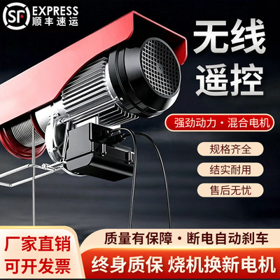 微型电动葫芦220V家用小型吊机