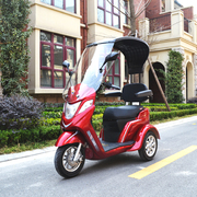 恩萊德TQ300半封閉老年人休閑三輪車60V電動車雙人電動代步車新品