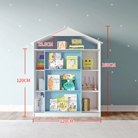 Синяя книга с картинками, 3 этажей