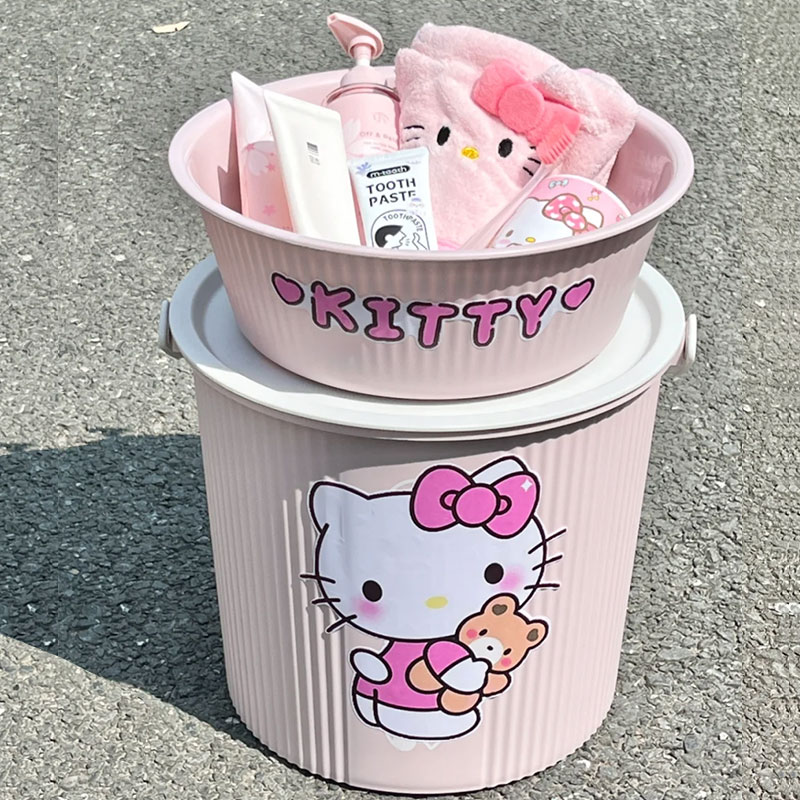 洗澡水桶凳塑料加厚可坐幼儿园家水桶
