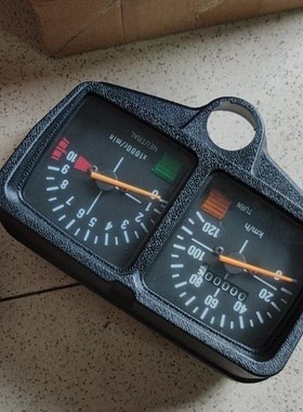 适用摩托车配件幸福老款花猫银猫本田CG125仪表码表咪表里程表壳