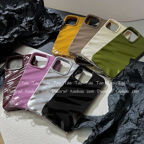 ins纯色可挂链防摔16适用11pro max苹果12手机壳iphone14硅胶13软女15plus保护套xs可爱xr全包17Max新款网红