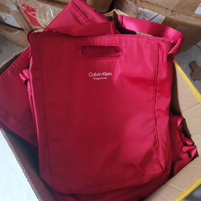 出口美国外单库存尾货尼龙手提袋购物袋女包便携休闲大气新年红包