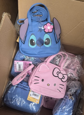 日单库存三丽欧手提包迪s尼尾货卡通儿童包少女包kt包斜挎单肩包