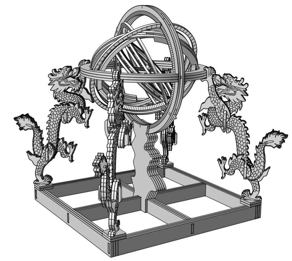 中国古天文模型-浑天仪