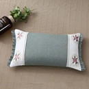 全棉单人韩版 水洗棉绣花枕头套花草荞麦壳纯棉成人颈椎枕枕芯套