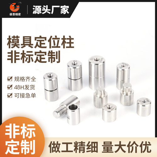 非标精密模具定位柱圆柱硅胶模定位柱模具配件压块导柱导套定位销