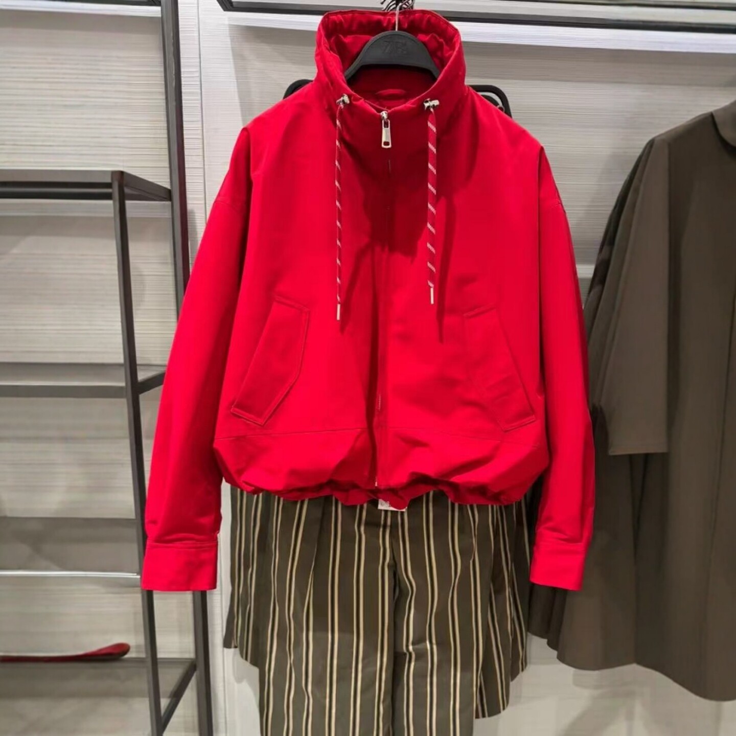 百搭冲锋衣立领防水棉服夹克外套