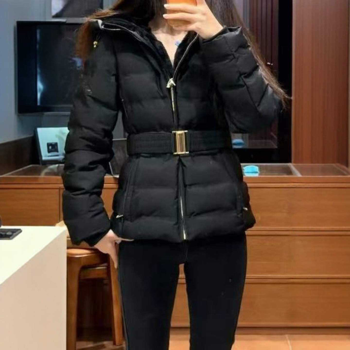 ZA外贸出口女装美式秋冬收腰修身防水防风帽厚夹克外套 8073222,女装/女士精品,短外套,淘宝优惠券,粉丝福利购,淘宝优惠卷