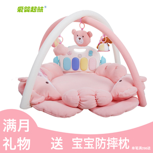 18月游戏毯益智新生儿用品四季 LOVEbaby满月礼物婴儿音乐健身架0