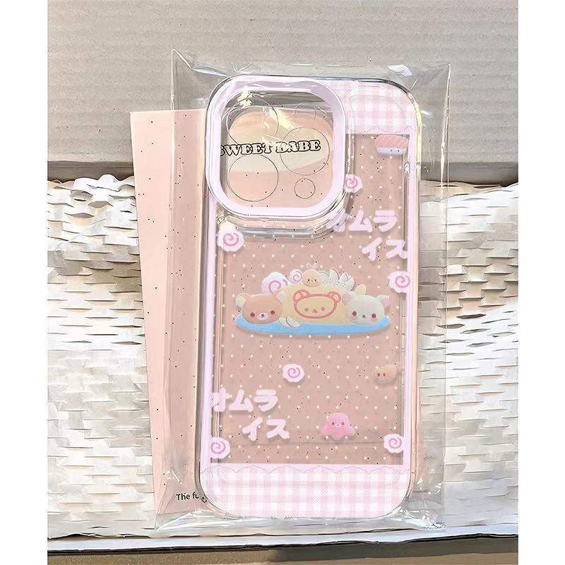 蛋包饭轻松熊可爱卡通手机壳