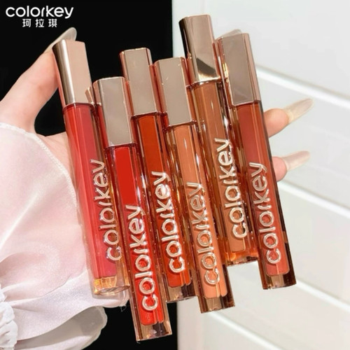 Colorkey珂拉琪锁色精华唇霜唇釉丝绒哑光雾面柔雾口红不易沾杯