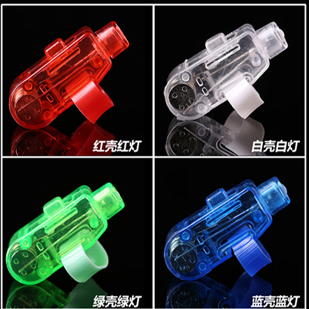 100个包邮led手指灯气氛道具发光刺身灯演唱会蹦迪夜光小玩具儿童
