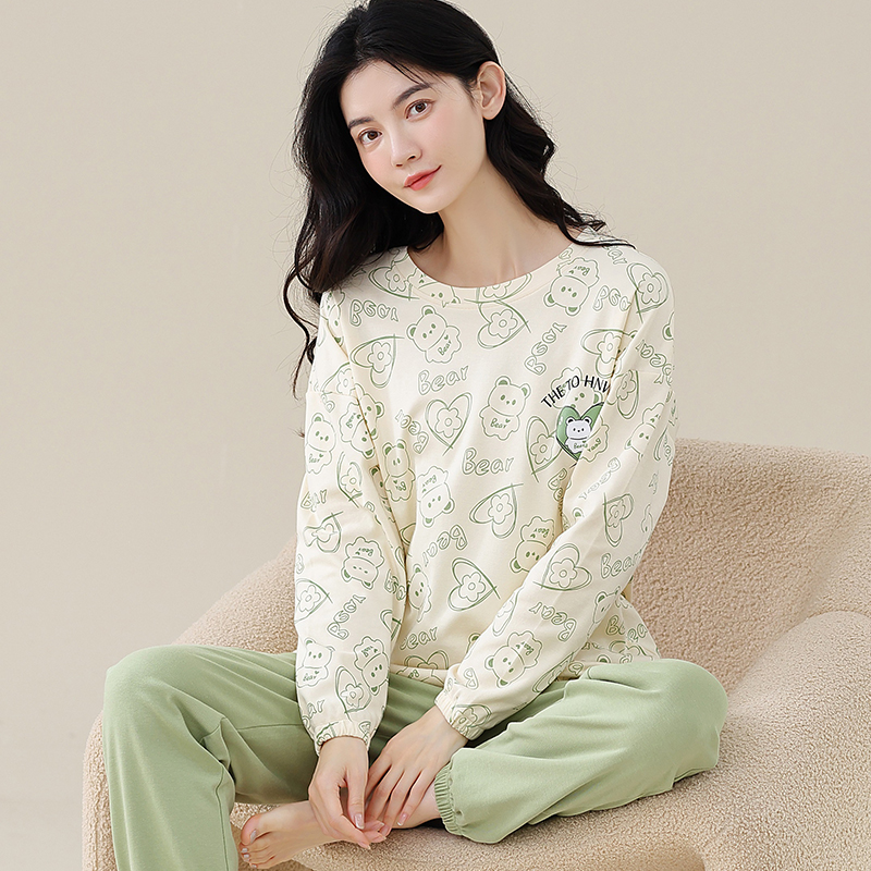 俞兆林女款纯棉舒适甜美睡衣