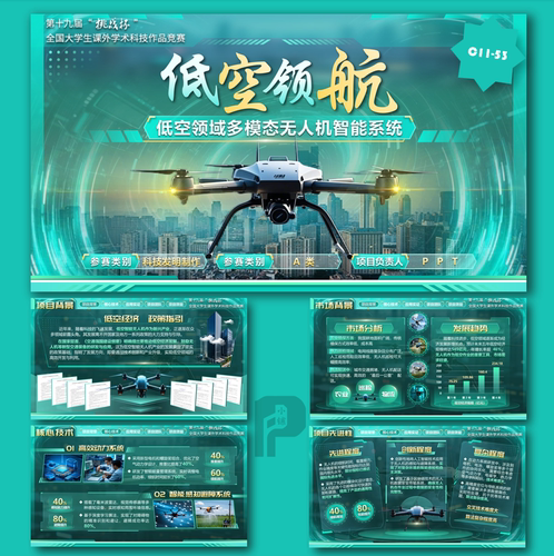 互联网+创新创业乡村振兴项目汇报PPT模板