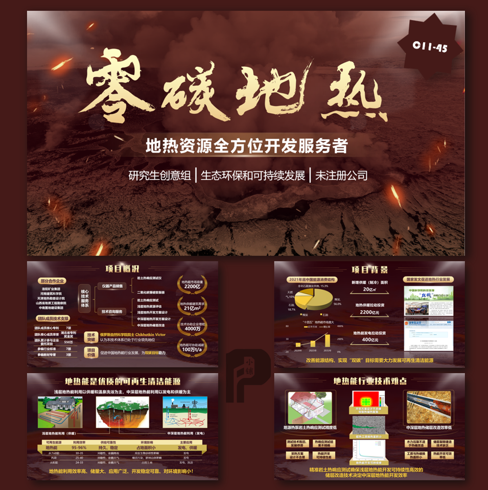 互联网+创新创业乡村振兴项目汇报PPT模板