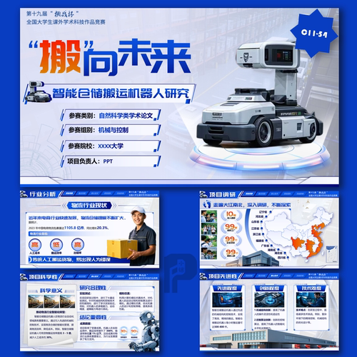 互联网+创新创业乡村振兴项目汇报PPT模板