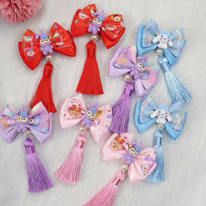 儿童汉服发夹头饰宝宝可爱中国风卡通流苏夹婴幼儿全包布古风发卡,童装/婴儿装/亲子装,发饰,淘宝优惠券,粉丝福利购,淘宝优惠卷