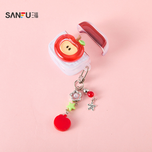 三福可爱挂件Tws耳机 趣味周边科技数码音频蓝牙耳机518973