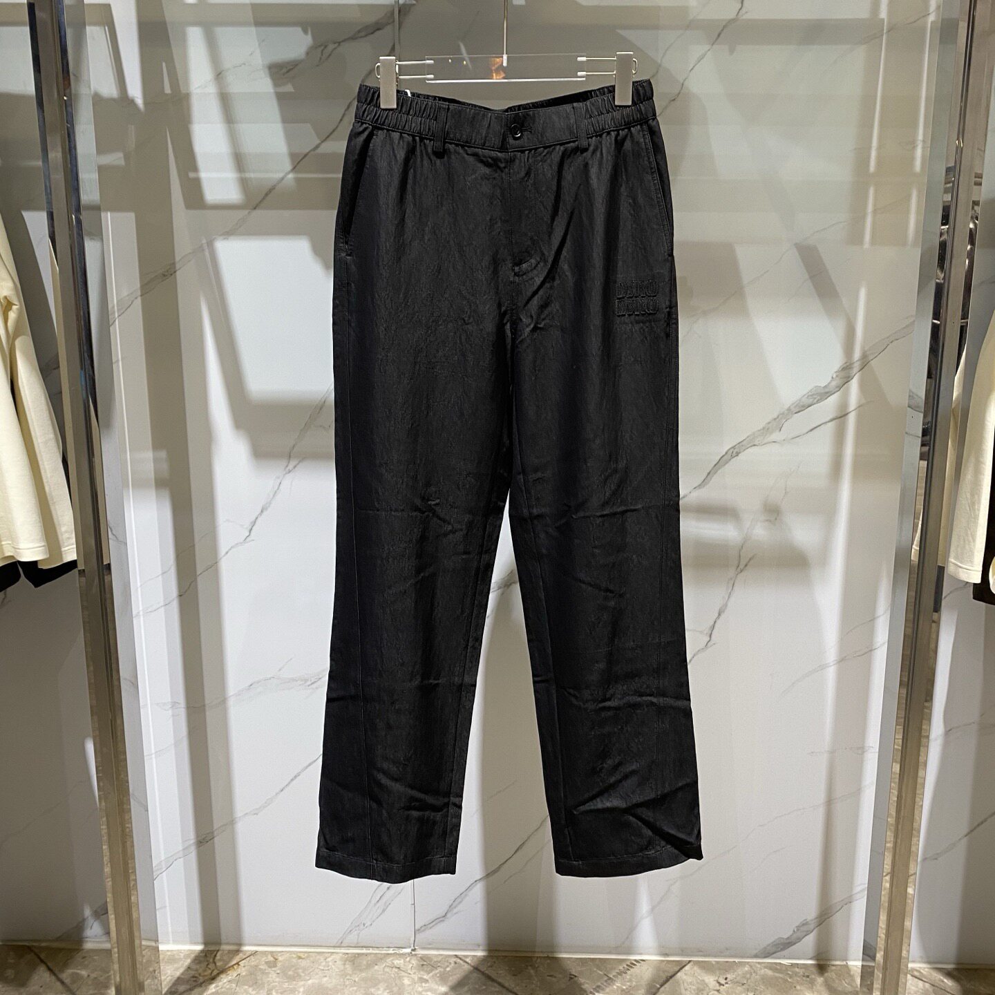 DOSERMO 26春夏新款logo字母贴布刺绣男士直筒休闲裤 661305