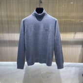 高领羊毛针织衫 现货FERRE费雷 25秋冬logo字母刺绣男士 352009