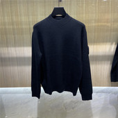 现货FERRE费雷 毛衣 羊毛针织衫 25秋冬手臂logo字母口袋装 饰男士