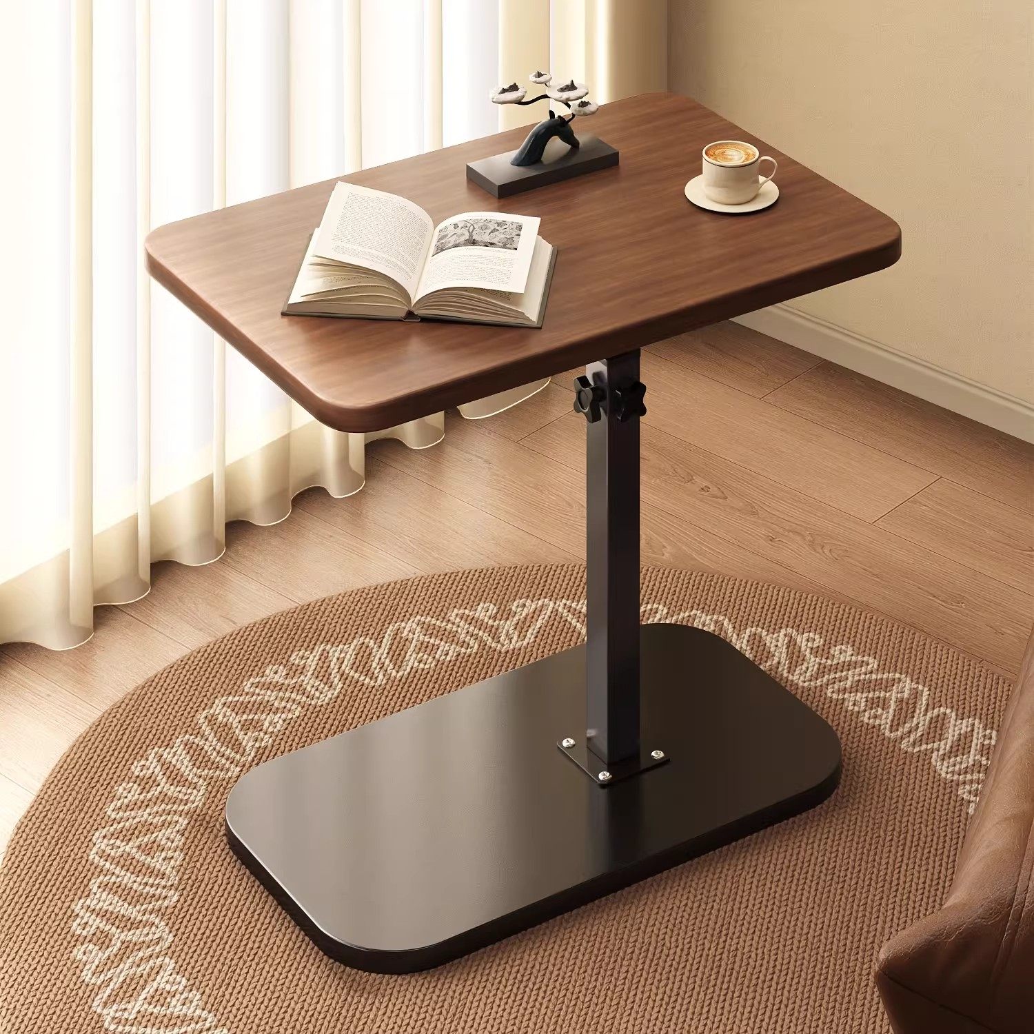 日本床边桌可移动升降电脑桌宿舍学习桌书桌卧室床上桌沙发