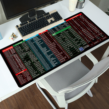 快捷键ps ppt excel word鼠标垫超大码全套通用办公键盘垫书桌垫