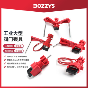 可调节工业阀门锁具管道球阀蝶阀手柄上锁挂牌停工检修锁具F31