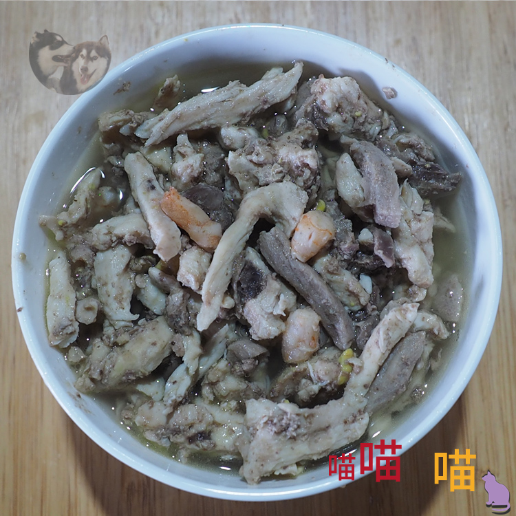 纯肉猫饭鲜肉拌猫粮瓜椒新鲜