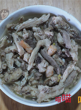 纯肉猫饭鲜肉拌猫粮瓜椒新鲜