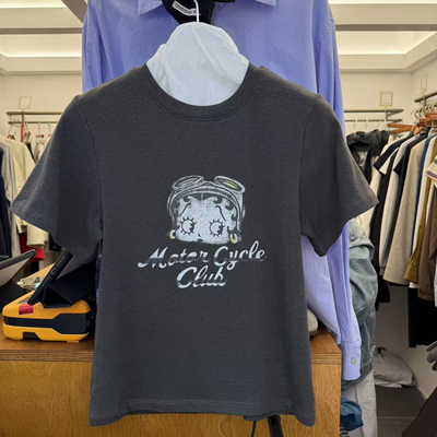 夏上新！【SAN Francisco】卡通贝蒂女孩印花短袖T恤女