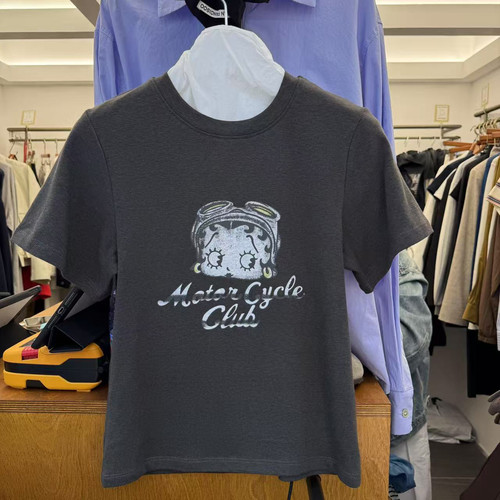 夏上新！【SAN Francisco】卡通贝蒂女孩印花短袖T恤女