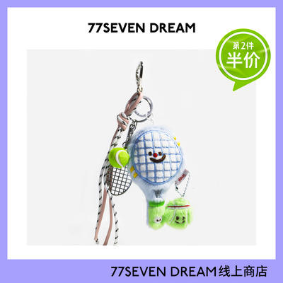 超可爱多巴胺网球miu系玩偶挂件