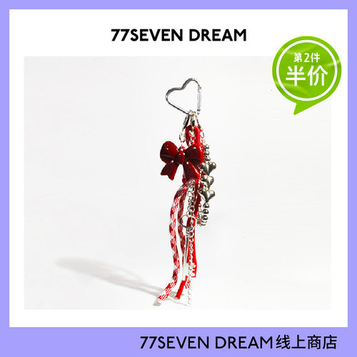 安可拉红圣诞节红蝴蝶结书包包