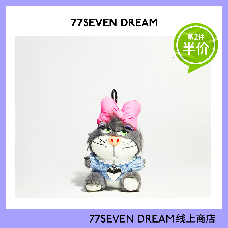 蝴蝶結路西法貓書包包掛件