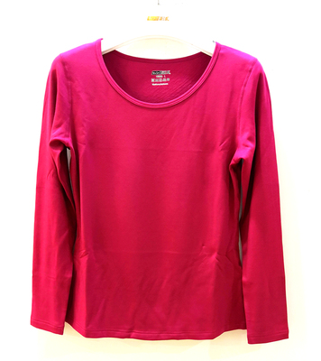 女士圆领发热纤维保暖内衣