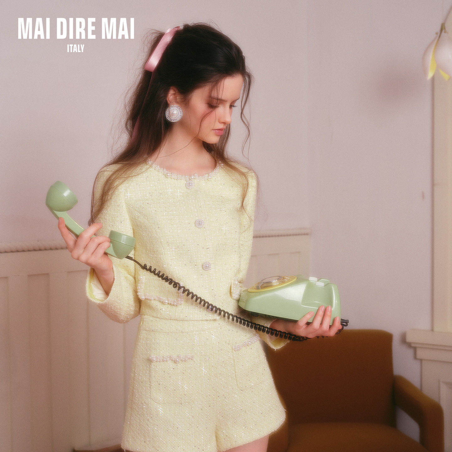 MAI DIRE MAI亮片小香风珍珠重工长袖外套高腰短裤套装女秋冬气质,女装/女士精品,时尚套装,淘宝优惠券,粉丝福利购,淘宝优惠卷