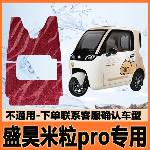 适用盛昊米粒pro电动三轮车脚垫脚踩垫脚踏地垫耐磨SH1500DZK-9