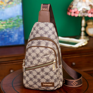 2023新款胸包女斜挎包软皮包单肩包休闲百搭小背包上班通勤小包包