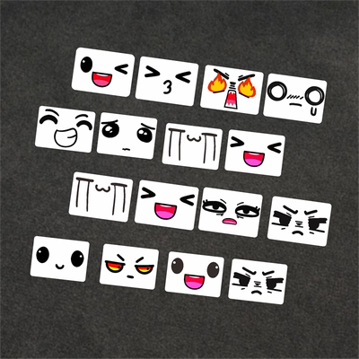 创意搞笑表情包贴纸电动摩托车贴