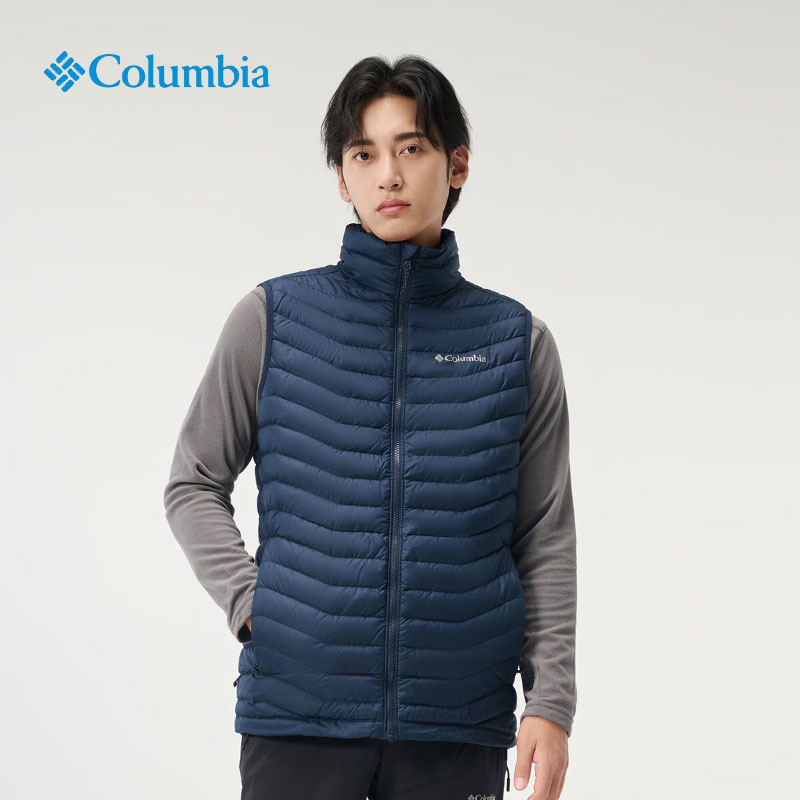 哥伦比亚常规保暖男羽绒马甲