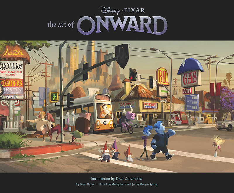 现货 英文原版 迪斯尼电影 1/2的魔法 电影设定集 英文原版 The Art of Onward 皮克斯 二分之一的魔法 动画