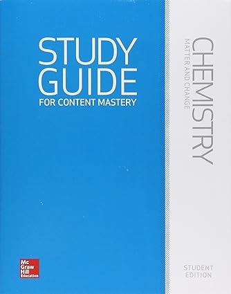 现货英文原版 Chemistry: Matter and Change; Study Guide for Content Mastery 1st Edición