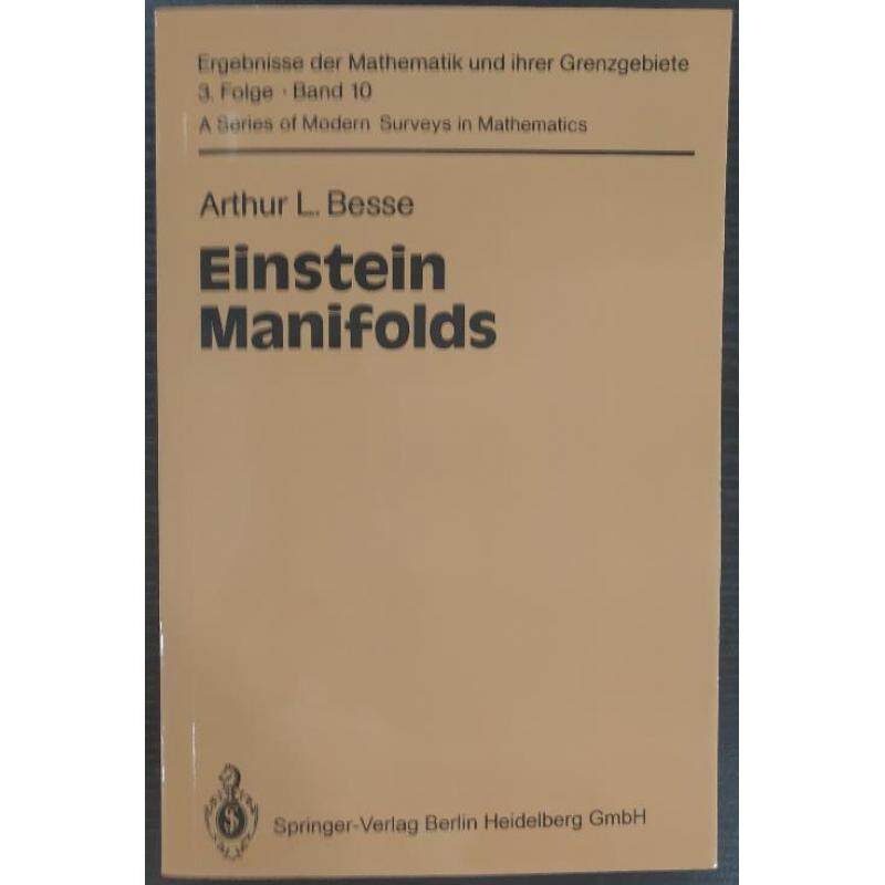 现货 英文原版 爱因斯坦流形 Einstein Manifolds