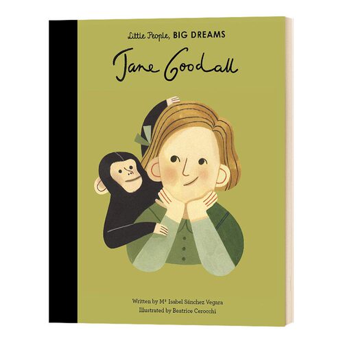 现货 英文原版 小女孩,大梦想：珍妮·古道尔 Jane Goodall 精装绘本 名人传记 Little People, Big Dreams