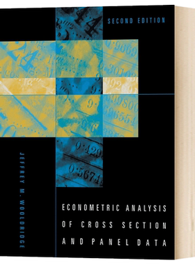 现货 英文原版 Econometric Analysis of Cross Section and Panel Data 截面和面板数据的计量经济学分析 第二版 英文版
