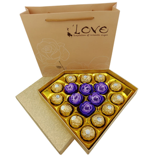 费列罗巧克力礼盒装 送男女朋友闺蜜同学生日创意零食情人节礼物